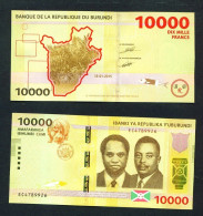 BURUNDI  -  2015 10000 Francs UNC  Banknote - Burundi