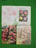 India 2007 Fragrance Of Roses Small Presentation Pack With MNH M/s Inside # GK13 - Rose