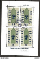 403 - 53 - Feuillet De 4 Timbres  "Stabs. KP Füs. /Bat - Grenzbesetuzng 1939 - Cachet Feldpost" - Viñetas