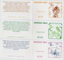 3 Carnets De 5 Timbres YT C 72 73 74 Insectes Bourdon Libellule Mante Religieuse / Booklet Michel MH 0-26 27 28 Insect - Nuevos