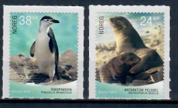 NORVEGIA 2018 FAUNA PINGUINI E FOCHE ANIMALI DELL'ISOLA DI BOUVET SERIE COMPLETA MNH/** - Unused Stamps
