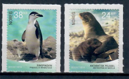 NORVEGIA 2018 FAUNA PINGUINI E FOCHE ANIMALI DELL'ISOLA DI BOUVET SERIE COMPLETA MNH/** - Ongebruikt