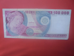 ITALIE 100.000 LIRE 1980-82 Circuler (B.30) - 100000 Lire