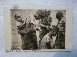 CPA AFRIQUE EQUATORIALE FRANCAISE : CONGO FRANCAIS : Salon De Coiffure - Congo Francés