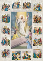 CARTOLINA  RELIGIONE&CREDENZE,DIO,VERGINE MARIA,GESU,CRISTIANESIMO,PREGHIERE,VIAGGIATA 1993 - Jesus