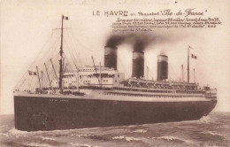 ENFANT - Le Havre - Paquebot Ile De France - Carte Postale Ancienne - Hafen