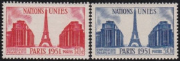 France  .  Y&T   .     911/912     .   **    .    Neuf Avec Gomme Et SANS Charnière - Unused Stamps
