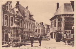 Exposition De Bruxelles 1935 La Fontaine Des Satyres - Feesten En Evenementen