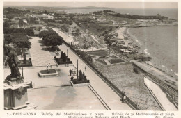 ESPAGNE - Tarragona - Balcon Del Mediterraneo Y Playa - Carte Postale Ancienne - Tarragona