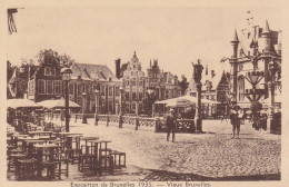 Exposition De Bruxelles 1935 La Place Des Bailles - Fêtes, événements