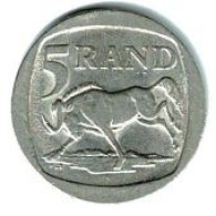 AFRIQUE DU SUD / 5 RAND / 1995 - Afrique Du Sud