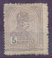 1909. Turul 5K Stamp - Ongebruikt