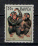 Rwanda - "Singe - Chimpanzé" - Neuf 2** N° 820 De 1978 - Nuevos