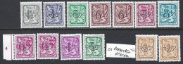 (BL78) Lot 13 Valeurs(1timbre N°pla) Préos Type Et Papier Divers Dont 2 X Pre 814 P5a Epacar(1avec Pli Non Compté) ** - Sobreimpresos 1967-85 (Leon Et Banderola)