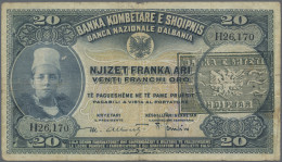 Albania: Banca Nazionale D'Albania, Set With 3 Banknotes 2x 20 And 100 Franga Wi - Albanië