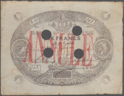 Algeria: Banque De L'Algérie, 10 Francs 15.5.1871, P.14, Cancelled With Overprin - Algerije