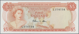 Bahamas: Central Bank Of The Bahamas, 5 Dollars L.1974 With Signature: W. C. All - Bahama's