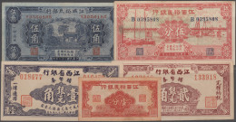 China: Kiangsi Provincial Bank And Yu Ming Bank Of Kiangsi, Set With 10 And 20 C - Chine