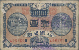 China: KWANGSI BANK, Lot With 5 Banknotes, Series 1917-1936, With 10 Cents 1917 - China