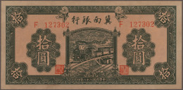 China: BANK OF CHINAN, Lot With 7 Banknotes, Series 1939 And 1942, Comprising 1, - Chine