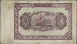 China: Lot With 6 Banknotes, Series 1942, 1948, Consisting For The BANK OF CENTR - Chine