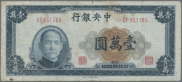 China: Huge Lot With More Than 80 Banknotes, Comprising For Example CENTRAL BANK - China