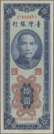 China: Bank Of Taiwan, Series 1949 And 1954, Comprising 2x 1 Cent (P.1946, 1963, - Chine