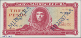 Cuba: Banco Nacional De Cuba, Lot With 6 SPECIMEN, 1964-1983 Series, With 1, 3, - Cuba