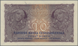Czechoslovakia: Narodná Banka Československá, Lot With 7 Banknotes, Comprising 1 - Checoslovaquia