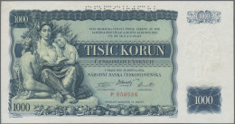Czechoslovakia: Národní Banka Československá, 1.000 Korun 1934 SPECIMEN, P.26s, - Checoslovaquia