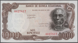 Equatorial Guinea: Banco De Guinea Ecuatorial, 1.000 Bipkwele 1979, P.16 In Perf - Equatoriaal-Guinea