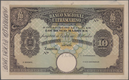 Mozambique: Banco Nacional Ultramarino - LOURENCO MARQUES, 10 Libras Esterlinas - Moçambique