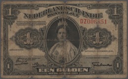 Netherlands Indies: Ministry Of Finance And Javasche Bank, Lot With 6 Banknotes, - Niederländisch-Indien