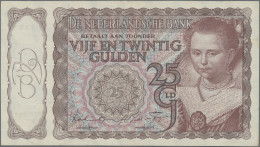 Netherlands: De Nederlandsche Bank, Nice Lot With 6 Banknotes, 1936-1943 Series, - Autres & Non Classés