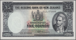 New Zealand: The Reserve Bank Of New Zealand 5 Pounds ND(1940-67), Signature Fle - Nouvelle-Zélande