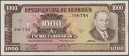 Nicaragua: Banco Central De Nicaragua, 1.000 Cordobas 1972, P.128b In UNC Condit - Nicaragua