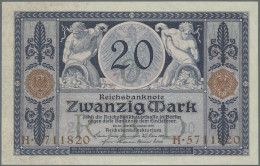 Deutschland - Deutsches Reich Bis 1945: Kleines Lot Reichsbanknoten, 1910-1918, - Other & Unclassified