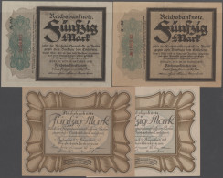 Deutschland - Deutsches Reich Bis 1945: Kleines Lot Mit 4 Banknoten Der Ausgaben - Altri & Non Classificati