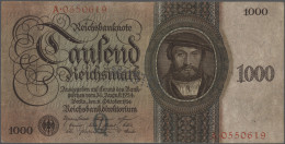 Deutschland - Deutsches Reich Bis 1945: Lot Mit 3 Muster-Noten Der Reichsbank 19 - Otros & Sin Clasificación