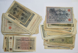 Deutschland - Deutsches Reich Bis 1945: Lot über 150 Banknoten Aus Dem Kaiserrei - Altri & Non Classificati