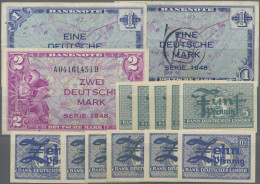 Deutschland - Bank Deutscher Länder + Bundesrepublik Deutschland: Lot Mit 14 Ban - Altri & Non Classificati