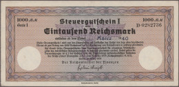 Deutschland - Sonstige: Steuergutschein I, 1940, Lot Mit 5 Gutscheinen, Dabei 2x - Altri & Non Classificati