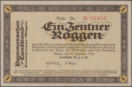 Deutschland - Notgeld - Mecklenburg-Vorpommern: Bergen, Pommerscher Landbund Kre - [11] Local Banknote Issues