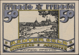 Deutschland - Notgeld - Mecklenburg-Vorpommern: Reutergeld, Vollständige Sammlun - [11] Local Banknote Issues