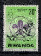 Rwanda - "10ème Anniversaire Du Scoutisme Au Rwanda - Joueur De Flûte" - Neuf 2** N° 812 De 1978 - Nuevos
