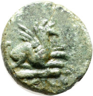 Thrakien: AE Dichalkon, 345/323 V. Chr.; 3,38 G, Tiefgrüne Patina, Vorzüglich. - Greche