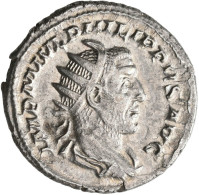 Philippus I. Arabs (244 - 249): Antoninian, Drapierte Und Gepanzerte Büste Mit S - La Crisi Militare (235 / 284)
