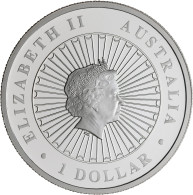 Australien: Elizabeth II. 1952-2022: 1 Dollar 2017 Opal Serie Lunar Jahr Des Hah - Other & Unclassified