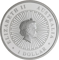 Australien: Elizabeth II. 1952-2022: 1 Dollar 2017 Opal Serie Lunar Jahr Des Hah - Otros & Sin Clasificación