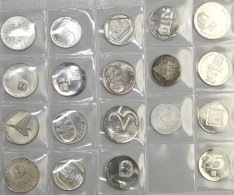 Israel: Lot 19 Gedenkmünzen 10 - 25 Lirot Der 70er Jahre. - Israele